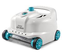 Nettoyeur de piscine automatique Intex Deluxe, idéal pour les grandes piscines : nettoie les fonds et les parois, élimine les saletés, équipé d'un bac à filtre amovible et d'un tuyau de 6,4 mètres ant