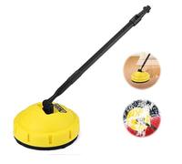 Nettoyeur de Surface Haute Pression pour Karcher K1 K2 K3 K4 K5 K7 (Jaune) | Nettoyeur de Terrasse Brosse Rotative,Accessoire de Nettoyant de Surface,pour Nettoyeurs Haute Pression,Voiture,Jardin,Route