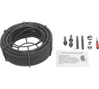 Nettoyeur de tuyaux et de canalisations - Kit de furet de débouchage 20 m - Acier au manganèse - Ressort Ø16 mm - Fil Ø0,4 mm - Traité thermiquement - 14 kg
