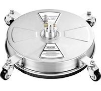 Nettoyeur haute pression 16,5 pouces pour surfaces, 4 roues, acier inoxydable, 4000 PSI max.