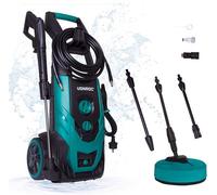Nettoyeur haute pression 170 bars - Nettoyeur de façades pour les travaux de nettoyage de moyenne intensité [2200W] - Débit [450 l/h] - Réservoir de nettoyage, pompe en aluminium - Inclus un nettoyeur