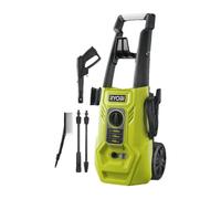 Ryobi Nettoyeur haute pression RY130PWA 1800W 130 bars flexible 5m lances Vario/Turbo réservoir 0,9L