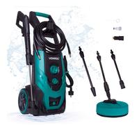 Nettoyeur haute pression 2200W - 170 bar - Réservoir de détergent réglable - Débit 450L-h, 50° max. -8 Accessoires incl.