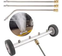 Nettoyeur haute pression 4000 psi, gris clair, avec rallonge