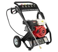 Nettoyeur haute pression à essence – Appareil de nettoyage mobile pour l'extérieur – Moteur 4 temps de 7 chevaux – 2200 PSI, 2,3 gallons par minute – Auto-amorçant et adaptable à un robinet d'eau – 5