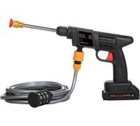 Nettoyeur haute pression - Appareil portable à batterie - 150 PSI - Batterie 21 V 1500 mAh incluse - Avec chargeur - Portable - Noir