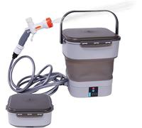 Nettoyeur haute pression avec réservoir d'eau, appareil de nettoyage mobile et portable pour l'extérieur, nettoyeur haute pression électrique avec un réservoir d'eau de 12 litres, buse 5-en-1, idéal p