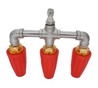 Nettoyeur haute pression avec triple buse turbo, rotatif à 360 degrés et rotatif de 276 bar de pression pour applications - Buse turbo pour nettoyeur haute pression - Pour maison, véhicules