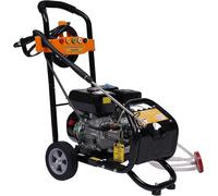 Nettoyeur haute pression Benzin, moteur OHV 7,5 HP, 170 bars, avec nettoyeur de surfaces, 5 buses, 2465 PSI. Nettoyeur à vapeur avec moteur à essence, pistolet de pulvérisation puissant, tuyau de 8 mè