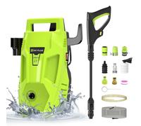 Nettoyeur haute pression - Électrique 3000 W - 200 bars / 3000 PSI - Débit 5 l/min - 240 V - Cordon d'alimentation de 5,5 m - Tuyau haute pression de 7 m - Tuyau d'aspiration de 2 m