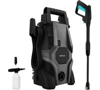 Nettoyeur haute pression électrique HydroBoost 1400 X-Treme. 1400 W, pression maximale : 105 bars, pompe en aluminium robuste, portée de 9 mètres, lance et buse de pulvérisation, flacon à détergent, f