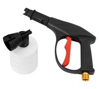 Nettoyeur haute pression électrique pour la voiture et la maison - 1 300 W, 220 V - Prise européenne - Portable - Tuyau rallonge - Orange
