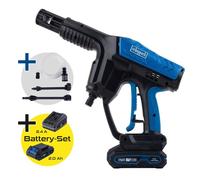 Nettoyeur haute pression sans fil Scheppach C-HPG35-X - 20 V | 35 bars | débit de 180 l/h | tuyau de 6 m | buse réglable | batterie 2 Ah + chargeur 2,4 A inclus
