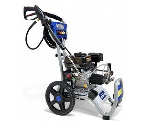 Nettoyeur haute pression essence - 6,5 chevaux - 200 bars - 8 mètres de tuyau - Machine de nettoyage mobile