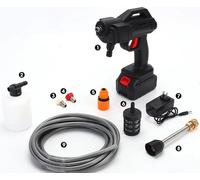 Nettoyeur haute pression, fonctionnement sans fil, débit d'eau efficace, Avec batterie 24V