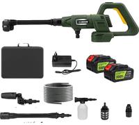 Nettoyeur haute pression, fonctionnement sans fil, moteur puissant sans balais, 2 batteries