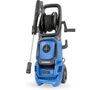 Nettoyeur haute pression HPW1800CE, pression maximale : 140 bars - débit : 420 litres/heure, puissance : 1800 W, tuyau de 7 mètres anti-torsion intégré dans un tambour, buse turbo rotative, lance en a