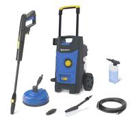 Nettoyeur Haute Pression 140 Bar 1900W Avec Nettoyeur de sols et brosse fixe 460 l/h Eau froide MICHELIN