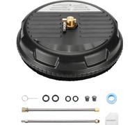 Nettoyeur haute pression Nettoyeur de surface 385mm - Nettoyage haute pression avec 2 tiges de rallonge - 276bar Laveur haute pression