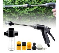 Nettoyeur haute pression, pistolet turbo avec buse de jet réglable, lance multifonctionnelle pour le lavage automobile et le nettoyage des terrasses