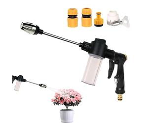Nettoyeur haute pression portable résistant à l'eau | Buse haute pression pour tuyau de jardinière pour voiture, jardin, maison, balcon, patio, garage