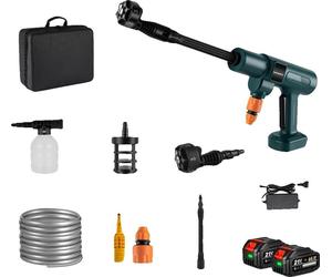 Nettoyeur haute pression, pression 200 bars, sortie 6 en 1, 2 batteries