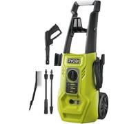 Nettoyeur Haute Pression Ryobi RY130PWA, 1600 W, 130 bars, 420 L, Flexible 5m, Réservoir 0,9L, Lance Vario & Turbo, Brosse Multi-Surfaces