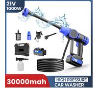 Nettoyeur haute pression sans fil 1000 W, pression 200 bars, débit 4,1 l/min, 6 modes de pulvérisation