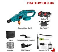 Nettoyeur haute pression sans fil - 200 bars - Pistolet à haute pression - 3500 W - Puissant pistolet à jets - avec buse 6 en 1