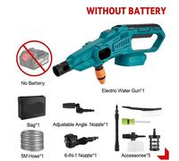 Nettoyeur haute pression sans fil - 200 bars - Pistolet à haute pression - 3500 W - Puissant pistolet à jets - avec buse 6 en 1