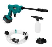 Nettoyeur haute pression sans fil compact 20V - 24 bars - 198 l/h - Tuyau d'aspiration de 5m, bouteille à détergent et buse