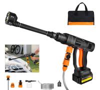 Nettoyeur haute pression sans fil – Pistolet à eau électrique – Pulvérisateur haute pression à batterie – Nettoyeur de jardin mobile – 60 bars