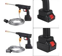 Nettoyeur haute pression sans fil - Pistolet de lavage portable pour voiture - 36 V, 3,5 MPa, 240 l/h, portée de pulvérisation de 10 m, kit UE, 1 batterie - Or