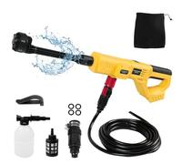Nettoyeur Haute Pression sans Fil pour Batterie DeWalt 20V, 21000RPM 1000 PSI Nettoyeur Haute Pression Portable avec buse 6-en-1 pour Le Nettoyage des sols de Voiture, des clôtures (sans Batterie)