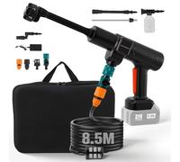 Nettoyeur Haute Pression sans Fil pour Batterie Makita 18 V, 83 Bars, Portable, avec buse réglable 6 en 1, Nettoyage Ultra-Puissant, Tuyau de 8.5m pour Le Nettoyage de la Voiture et du Jardin