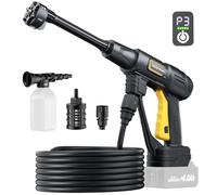 Nettoyeur haute pression sans fil pour batterie Makita 18 V, nettoyeur haute pression mobile sans fil pour balcon et lavage de voiture, nettoyeur haute pression avec buse multifonction 6 en 1