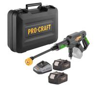 Nettoyeur haute pression sans fil Procraft CW20bb 20 V, 30 bars, 180 l/h, moteur sans balais + 2 batteries 4,0 Ah + chargeur + mallette