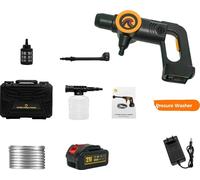Nettoyeur haute pression sans fil, puissance 2000W, buse 6 en 1, 1 batterie