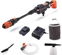 Yard Force Nettoyeur haute-pression Aquajet LW C02 20V 22 bar sans fil Li-Ion 2,5 Ah + accessoires