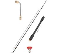 Nettoyeur haute pression, tube d'extension, 6 embouts de buse, 4000 PSI, noir