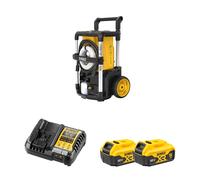 Nettoyeur haute pression XR 2 X 18V DCMPW1600N-XJ + 2 batterie 18V 5 Ah + 1 Chargeur DCB1104-QW DEWALT
