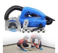Nettoyeur Joint Carrelage Électrique 1200W Avec Aspiration - 9000t/min, Machine Portable, Lames Incluses, Idéal Pour Nettoyer Les Joints De Carrelage Au Sol Et Mur(1.7mm)