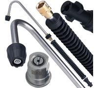 Nettoyeurs haute pression, buses angulaires 300+400 mm, 160 bars, filetage M18/M22
