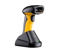 NETUM Lecteur Code-Barres 2D/1D Bluetooth Dock de Charge, 2600mAh, Anti-Choc/poussière, Mains Libres. Compatible Win/Mac/Android/iOS NT-1202W