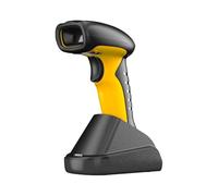 NETUM Scanner Code Barre Industriel 2D QR Bluetooth avec Station, Lecteur sans Fil 1D/2D, Batterie 2600mAh, Résistant Chocs Poussière, Mains Libres Windows Mac Android iOS (RD-1202W)