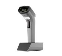 NETUM Scanner de codes-barres 2D sans fil avec support, Bluetooth gris et scanner de code QR 2,4 G, obturateur global CMOS, lecteur de codes-barres 1D 2D pour inventaire de vente au détail