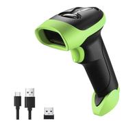 NetumScan NSL8BL Scanner de code-barres USB sans fil Bluetooth 1D 2D QR Lecteur de code-barres portable compatible avec ordinateur pour système Pos, supermarché, entrepôt, magasin de détail
