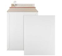 Netuno 10 enveloppes blanches en carton compact B5+ 210 x 270 mm | 450g · enveloppes d'expédition en carton rigide · pochette d'expédition · enveloppe cartonnée pour brochures & catalogues
