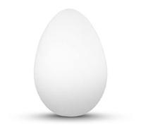 Netuno 10 œufs en polystyrène 9 cm Oeuf Blanc décoratif Oeuf de Pâques Faux Oeufs Blancs pour Bricolage décoration Pâques travaux manuels DIY