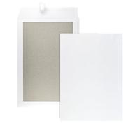 Netuno 100 enveloppes blanches à dos cartonné B4 250 x 353 mm 400g